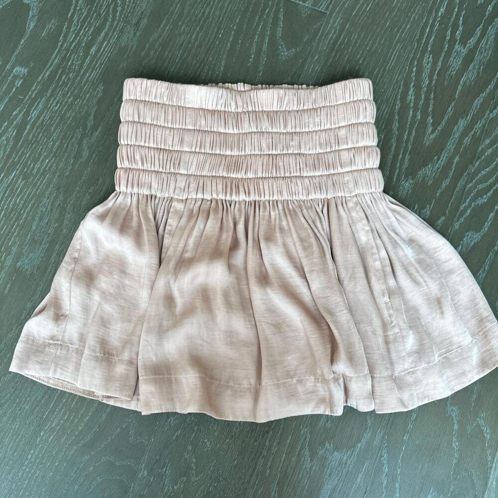 Tan Skirt From Aritzia